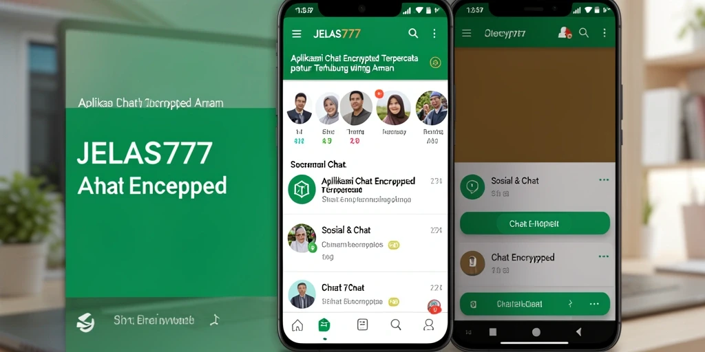 Antarmuka pengguna JELAS777 yang modern dan intuitif untuk chatting aman.