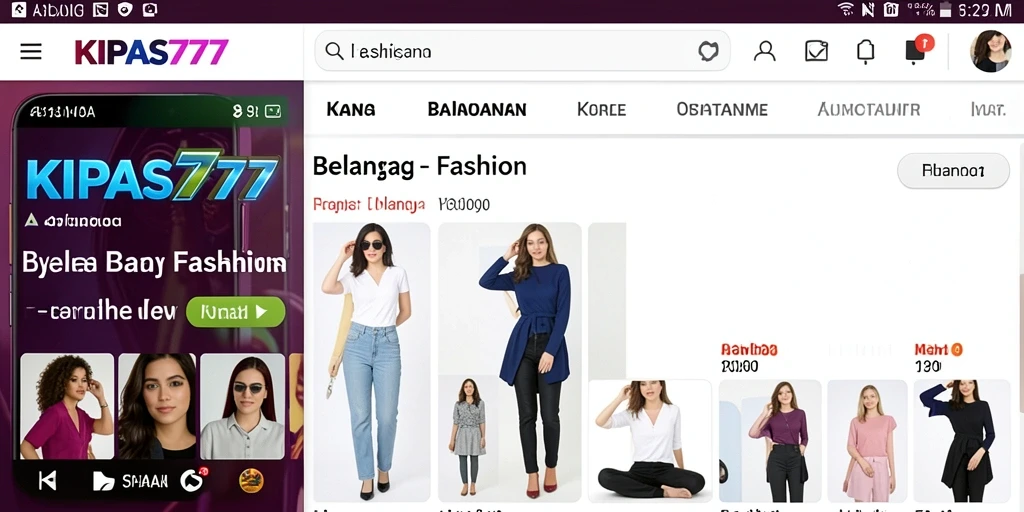 Antarmuka aplikasi KIPAS777 yang modern dan menarik.